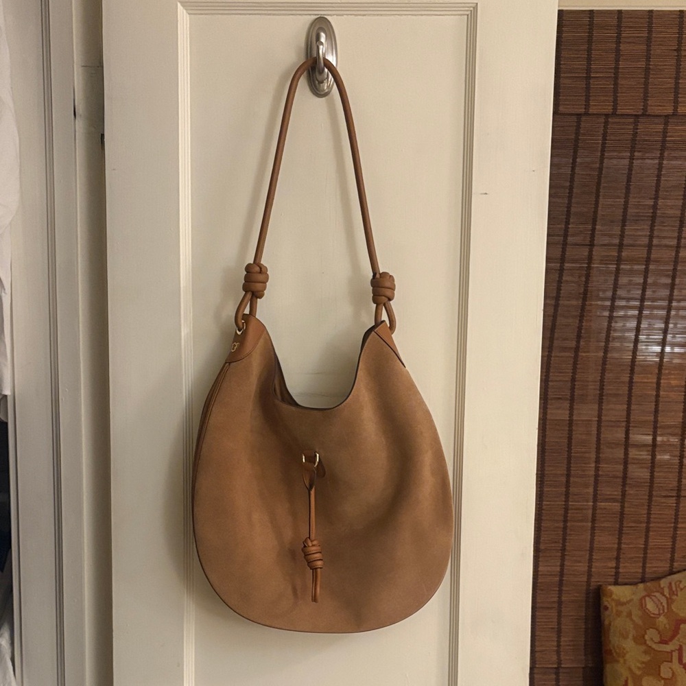 Chic Tan Suede Bag